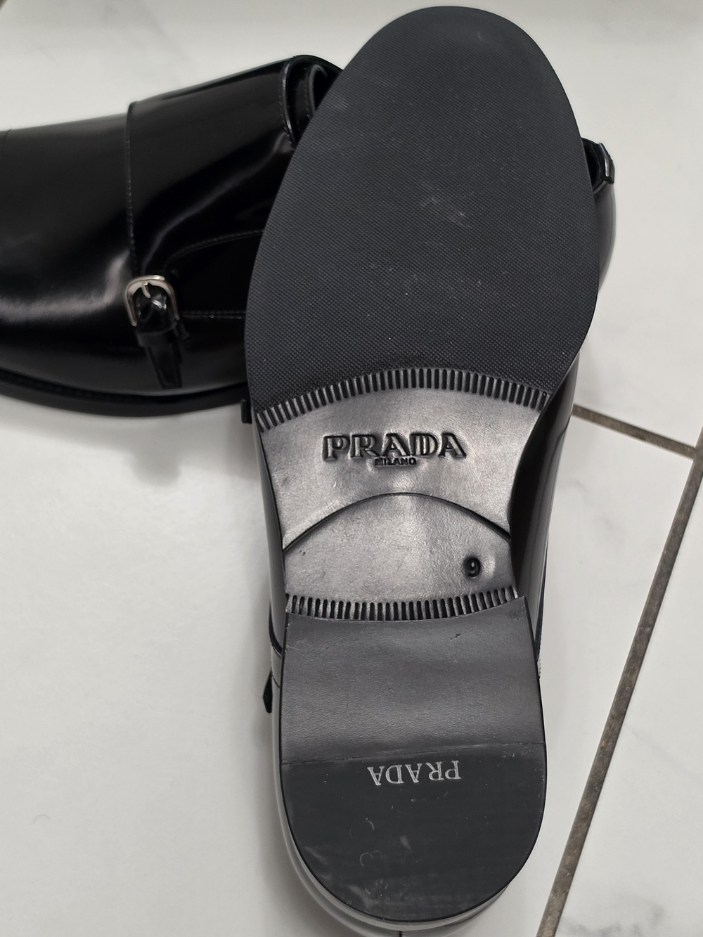 Prada Double Monk Strap Shoes, 9 - Picture 11 of 13